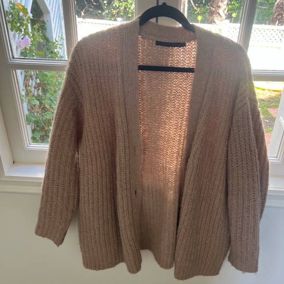 Jenni Kayne Cocoon Sweater Taupe - Picture 8 of 9
